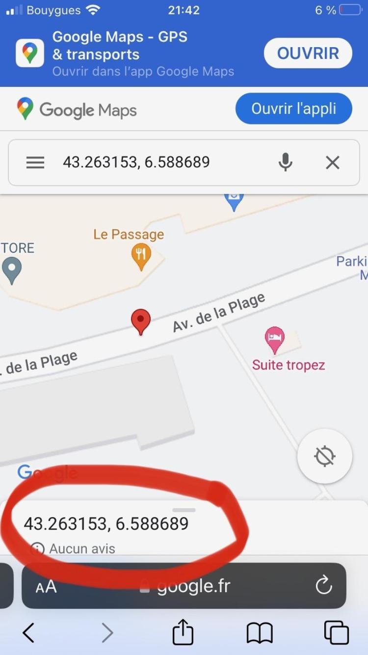 Le Sud Plage Et Piscine Gassin Exterior foto
